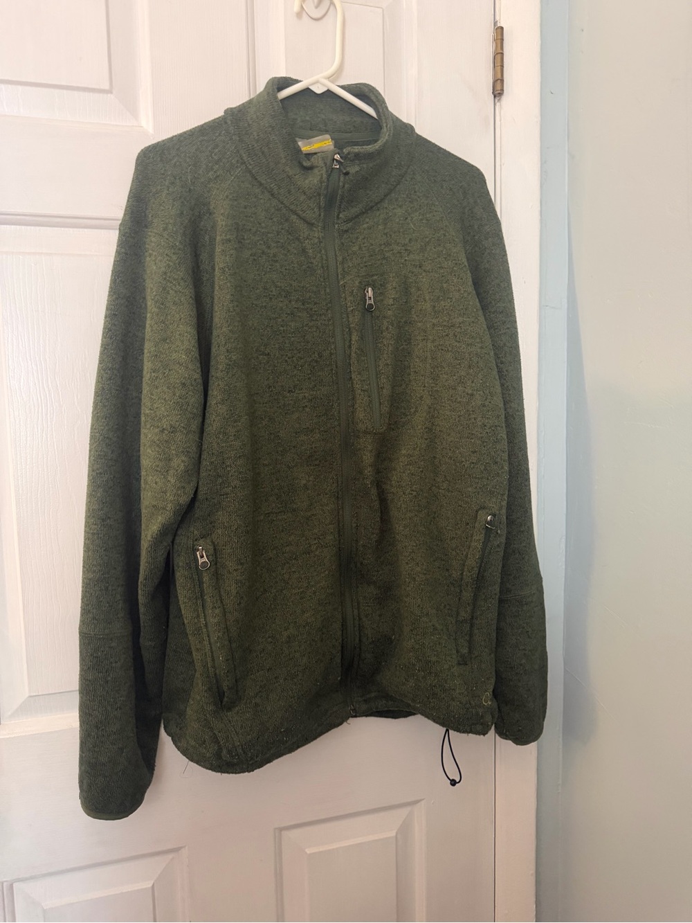 Cabela’s Men’s XL Green Sweater Fleece Full Zip Jacket MT61A3